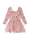 Stella Mccartney Fairy Print Ruffled Dress In Multicolour