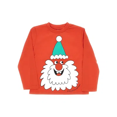 Stella Mccartney Jersey T-shirt With Print Kids In Orange