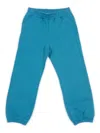 Stella Mccartney Cotton Graphic Sweatpants In Blue