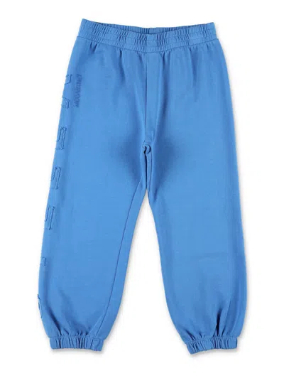 Stella Mccartney Kids' Jogging Logo In Blue