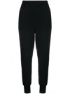 Stella Mccartney + Net Sustain Julia Stretch-cady Track Pants In Black