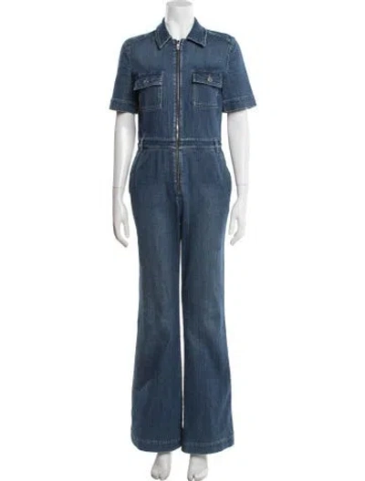 Pre-owned Stella Mccartney Jumpsuit In Blue
