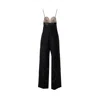 Stella Mccartney Broderie Anglaise Bustier Jumpsuit In Black
