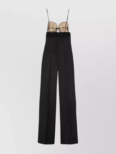 Stella Mccartney Jumpsuit Wide-leg Backless Design In Black