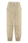 Stella Mccartney X Adidas Three Stripes Track Pants In Beige