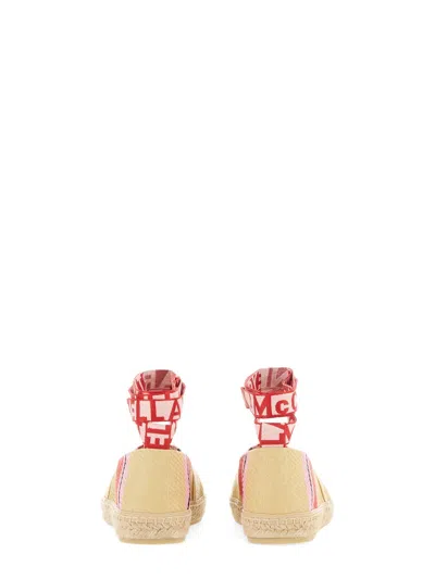 Stella Mccartney Jute Sole Espadrille Flat In Multi