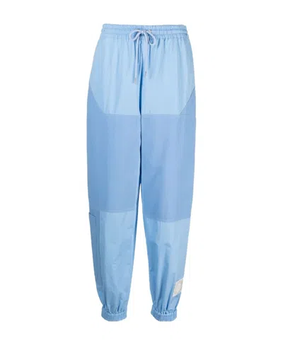 Stella Mccartney Kara Drawstring Track Pants In Blue