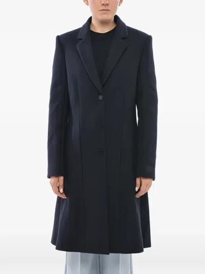 Stella Mccartney Katie Single-breasted Coat In Blue