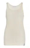 Stella Mccartney Keel Labs Knit Tank Top In Nude