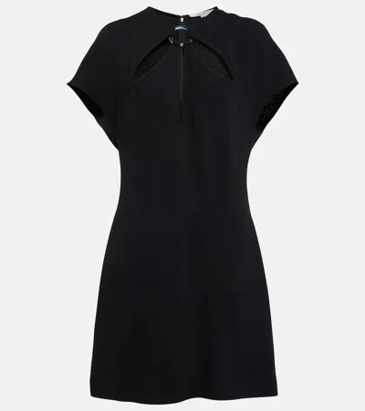 Stella Mccartney Keyhole Minidress In Black