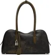 Stella Mccartney Khaki & Black Medium Muddy Bag In 2801 Mud