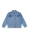 Stella Mccartney Kid - Branded Denim Jacket In Denim