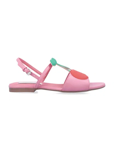 Stella Mccartney Cherry Open-toe Sandals In Pink