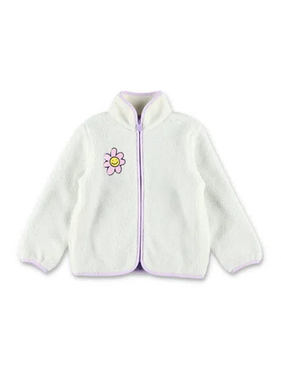 STELLA MCCARTNEY KID - FLOWER GRAPHIC FLEECE JACKET