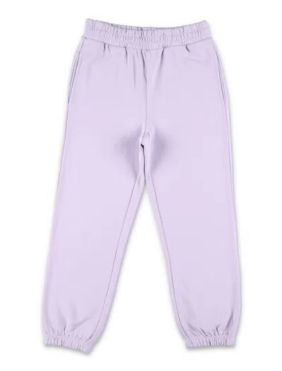 Stella Mccartney Kid - Flower Print Sweatpants In Purple
