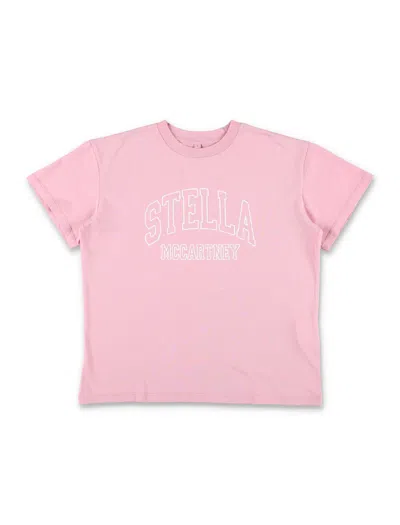 Stella Mccartney Kid - Logo T-shirt In Pink