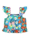 Stella Mccartney Strawberry-print Top In Multicolor