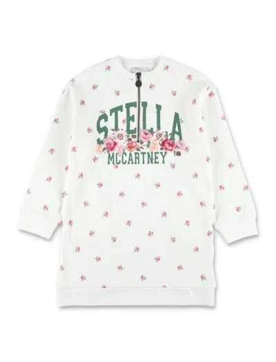 STELLA MCCARTNEY KID - STELLA MCCARTNEY KIDS FLORAL SWEATDRESS