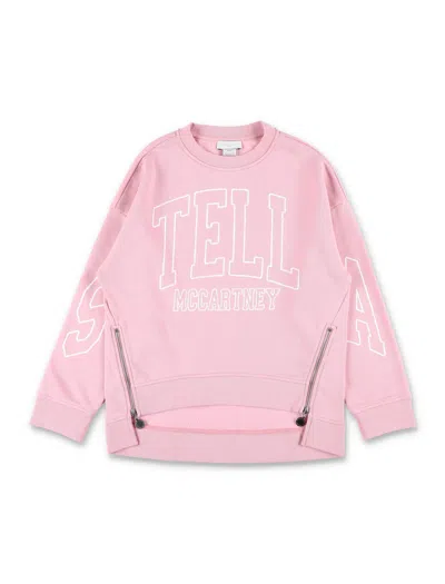 Stella Mccartney Kid -  Kids Pink Logo Sweatshirt