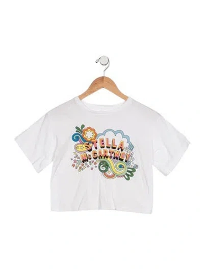 Pre-owned Stella Mccartney Kid's Boys' Patterned T-shirt In White