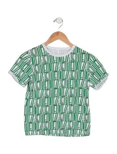 Pre-owned Stella Mccartney Kid's Girls' Patterned T-shirt In Green