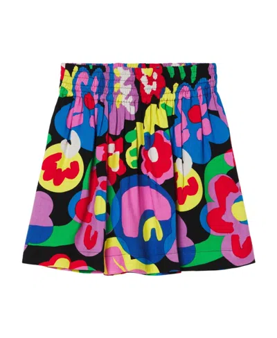 Stella Mccartney Kids Allover Floral Printed Skirt In Multicolor