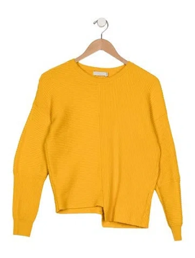 Pre-owned Stella Mccartney Kids Asymmetrical Knit Sweater In Yellow