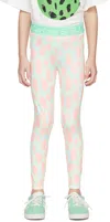 Stella Mccartney Kids Blue Camouflage Leggings In 601mc Multi