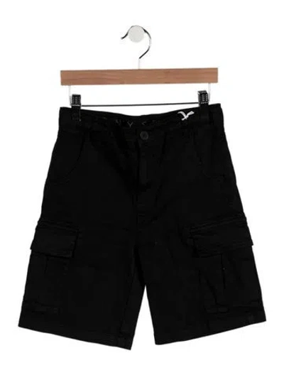 Pre-owned Stella Mccartney Kids Boys' Cargo Shorts W/tags In Black