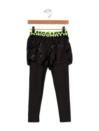 Pre-owned Stella Mccartney Kids Boys' Sports Leggings In Black