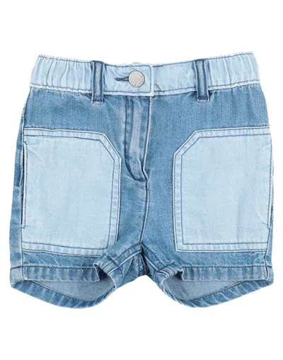 Stella Mccartney Kids Denim Shorts In Blue