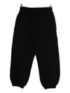 Stella Mccartney Kids Embroidered-logo Sweatpants In Black