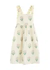 Stella Mccartney Floral Cotton Dress In Multicoloured
