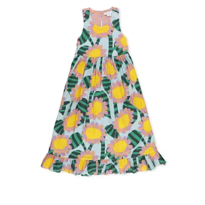 Stella Mccartney Kids Floral Printed Sleeveless Dress