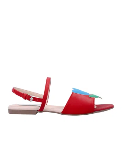 STELLA MCCARTNEY STELLA MCCARTNEY KIDS FLOWER PATCH OPEN TOE SANDALS