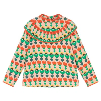 Stella Mccartney Kids Frill Shirt Multicolour Tulip Print