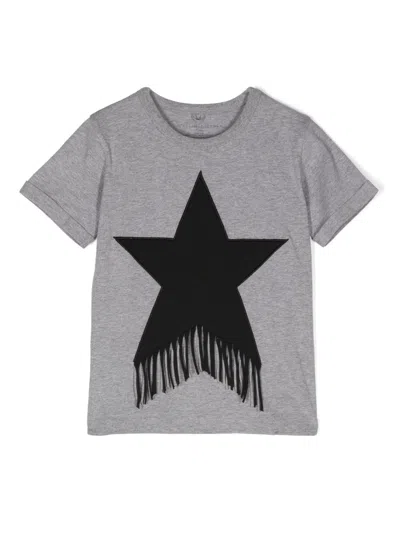 STELLA MCCARTNEY STELLA MCCARTNEY KIDS FRINGED STAR T-SHIRT