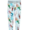 STELLA MCCARTNEY STELLA MCCARTNEY KIDS GIRLS BLUE MERMAID LEGGINGS (UPF50+)