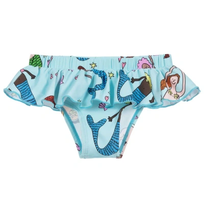 Stella Mccartney Babies'  Kids Girls Blue Swim Pants