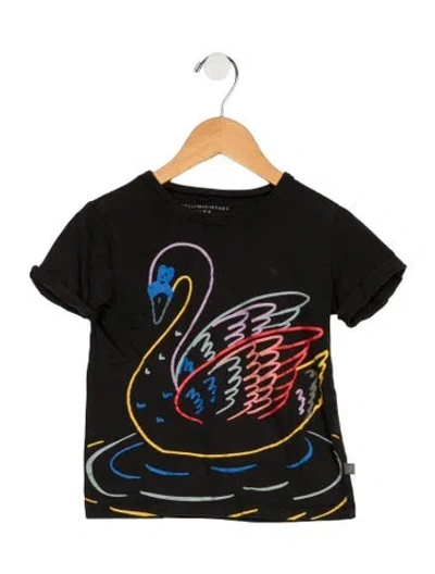 Pre-owned Stella Mccartney Babies' Kids Girls' Graphic Print T-shirt In Grey