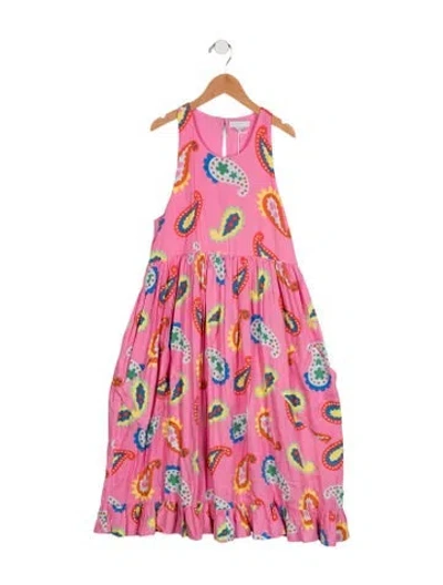 Pre-owned Stella Mccartney Kids Girls' Multicolor Pattern Dress W/tags In Pink