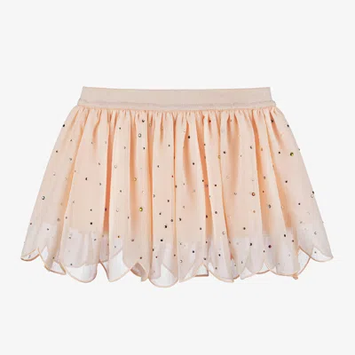 Stella Mccartney Kids Girls Pink Chiffon & Tulle Skirt
