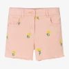 Stella Mccartney Little Girl's & Girl's Sunflowers Gabardine Shorts In Pink