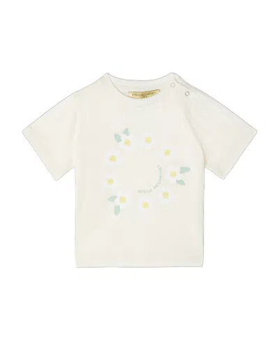 Stella Mccartney Kids Graphic Printed Crewneck T-shirt In White
