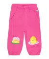 Stella Mccartney Kids Graphic Printed Drawstring Trousers In Pink