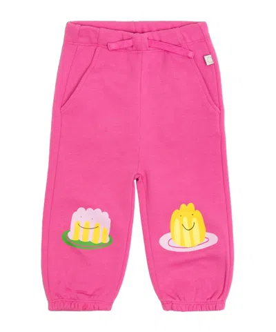 Stella Mccartney Babies'  Kids Graphic Printed Drawstring Trousers In Pink