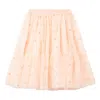 Stella Mccartney Kids Hearts Embroidered Tulle Skirt In Pink