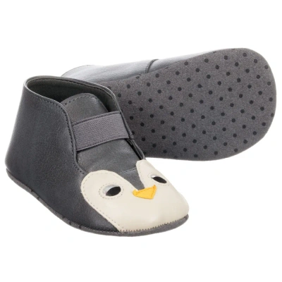 Stella Mccartney Kids Holden Baby Shoes In Gray