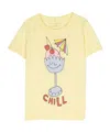 Stella Mccartney Kids Illustration-printed Crewneck T-shirt In Nude