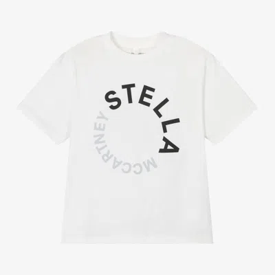 Stella Mccartney Kids Ivory Organic Cotton T-shirt